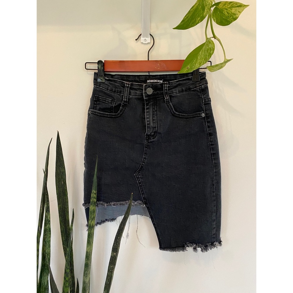Women’s Momokrom Asymmetrical Jean Skirt Size XS